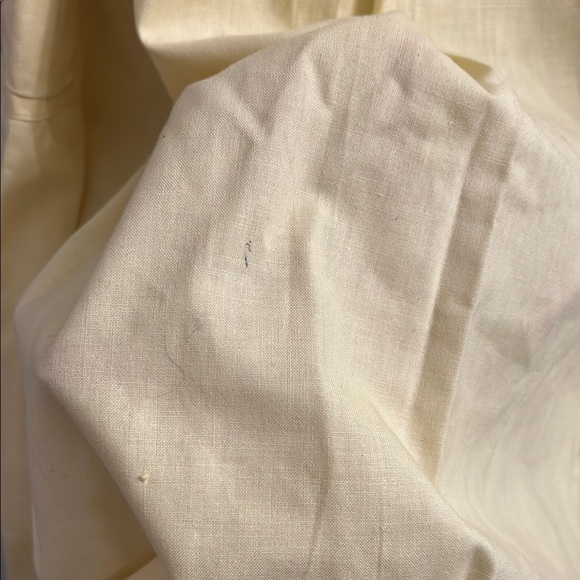 Diane Von Furstenberg Sport Butter Yellow A-Line Midi Button Down Skirt Size 12 - Picture 7 of 9